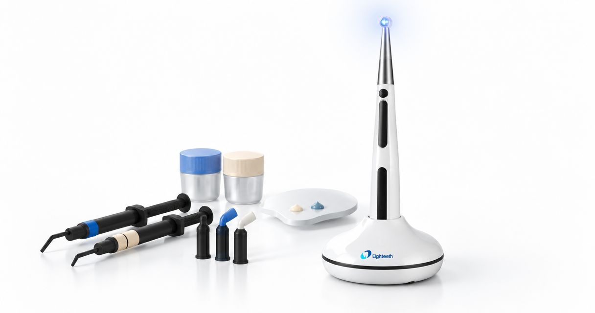 How to match a dental curing light to restorative materials