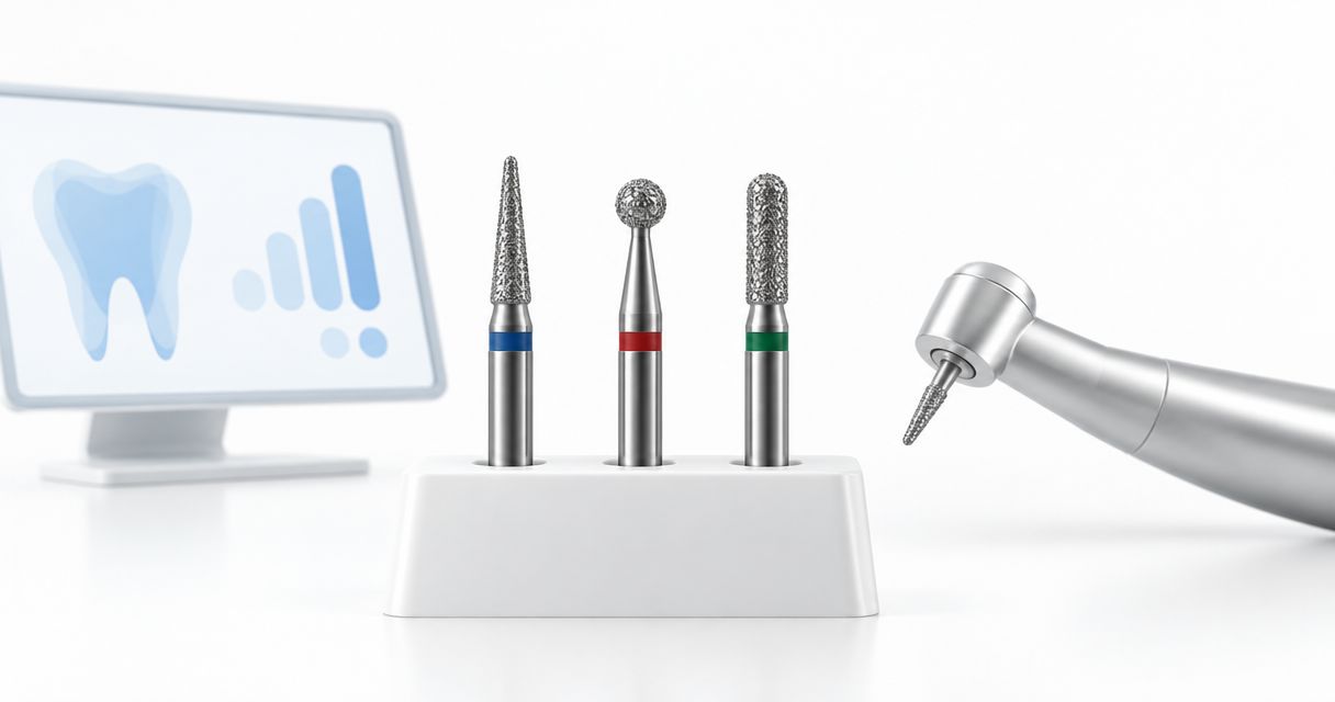 Diamond dental burs for crown preparation: selection guide