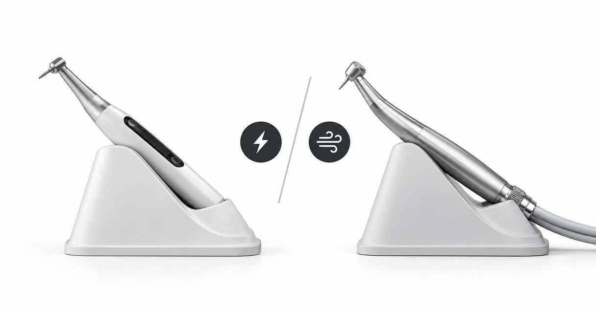 Electric vs air-driven dental handpieces: equipment trade-offs