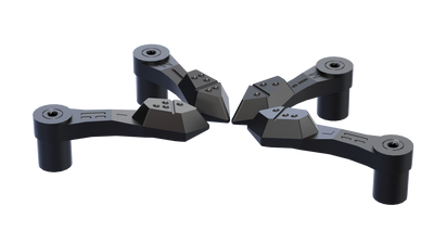 Orion photogrammetry scan bodies arranged horizontally
